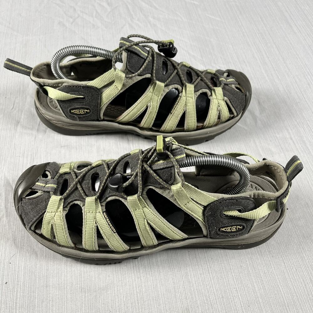 Keen Whisper Women’s Size 9 Green Hiking Sandals Strappy Trail Shoes KMX 040716